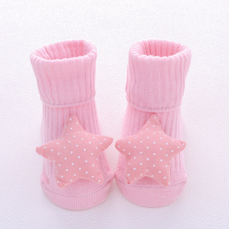 Newborn Baby Double Needle Non-slip Not Feel Tight With Feet Room Socks