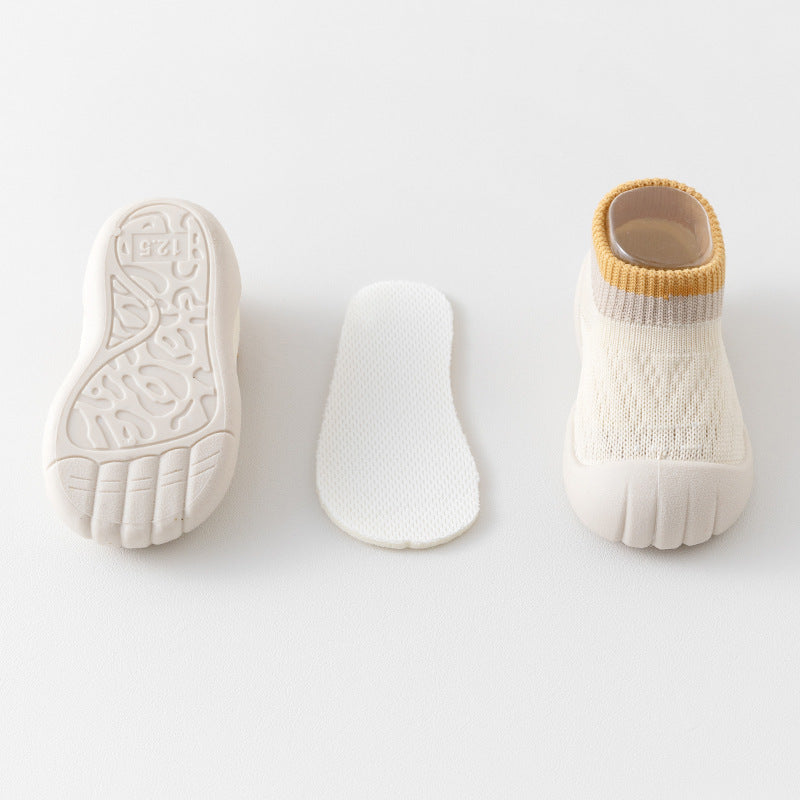 New Baby Toddler Shoes Knitted Soft-soled Non-slip Breathable