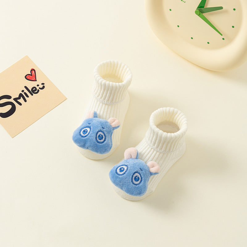 Newborn Baby Double Needle Non-slip Not Feel Tight With Feet Room Socks