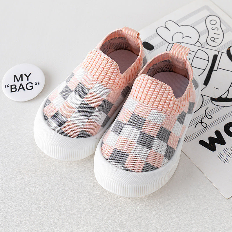 Baby Toddler Shoes Soft-soled Non-slip Breathable Can't Fall Off