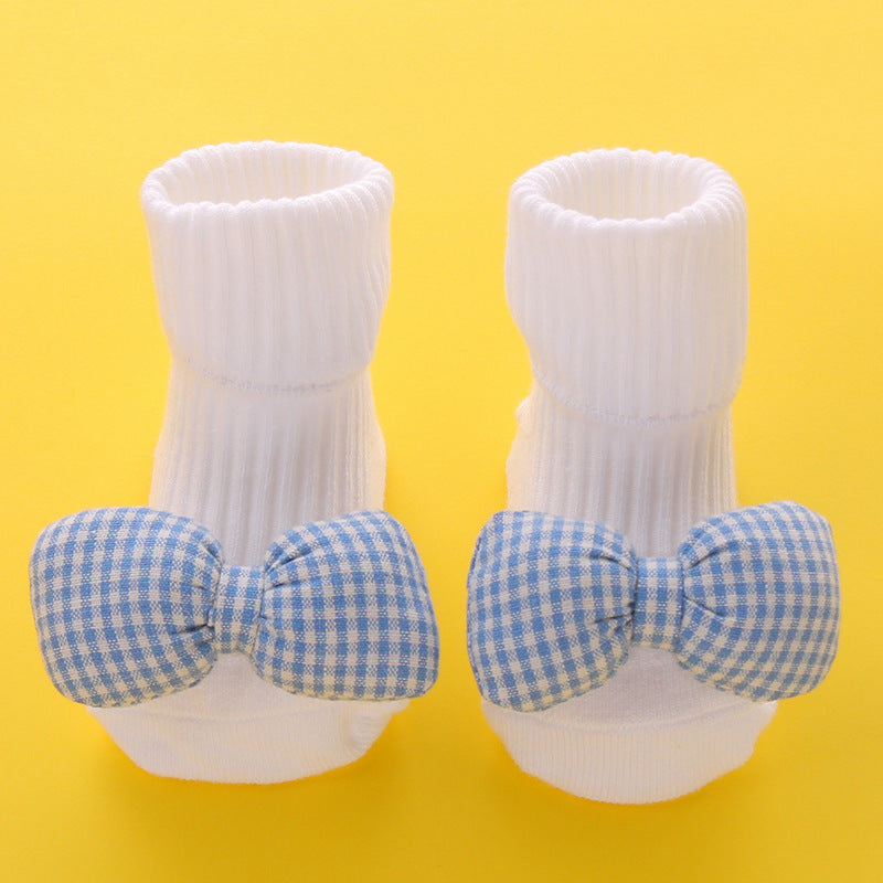 Newborn Baby Double Needle Non-slip Not Feel Tight With Feet Room Socks