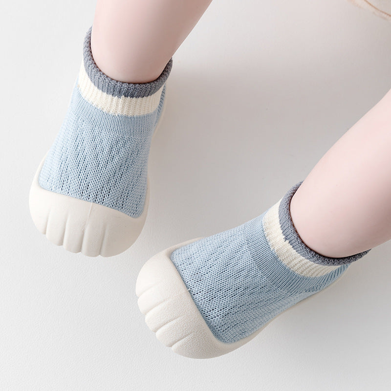New Baby Toddler Shoes Knitted Soft-soled Non-slip Breathable