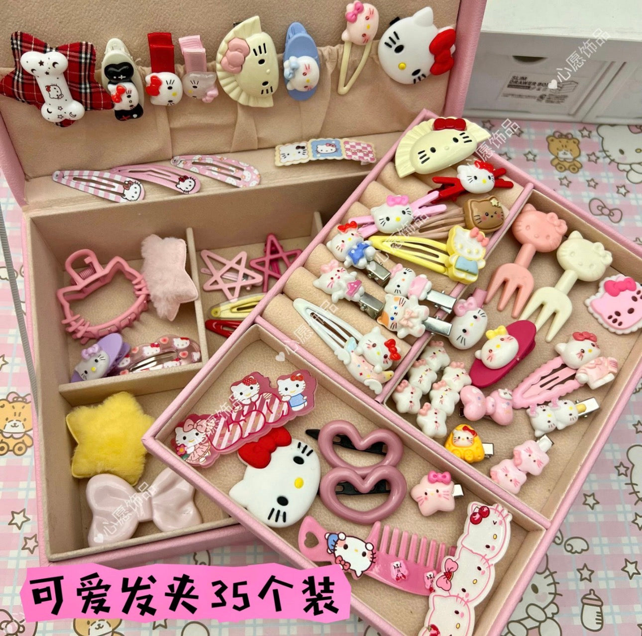 35 Cute Hair Clips — The perfect gift for daughters, friends, or yourself.
Soft pastel colors, cute designs, secure grip, and endless styling options.