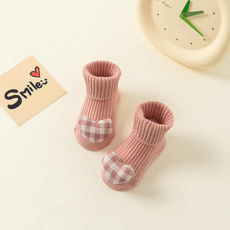 Newborn Baby Double Needle Non-slip Not Feel Tight With Feet Room Socks