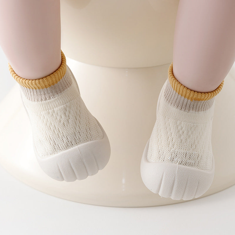 New Baby Toddler Shoes Knitted Soft-soled Non-slip Breathable